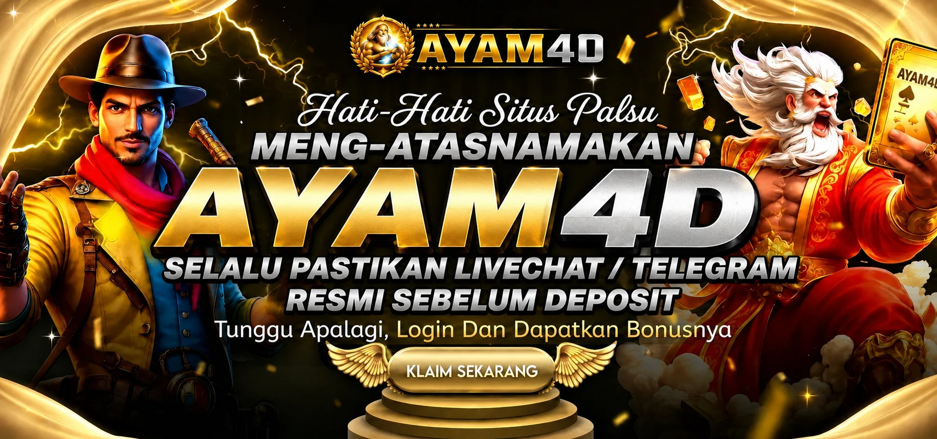 SELAMAT DATANG DI AYAM4D situs slot tergacor dan terupdate